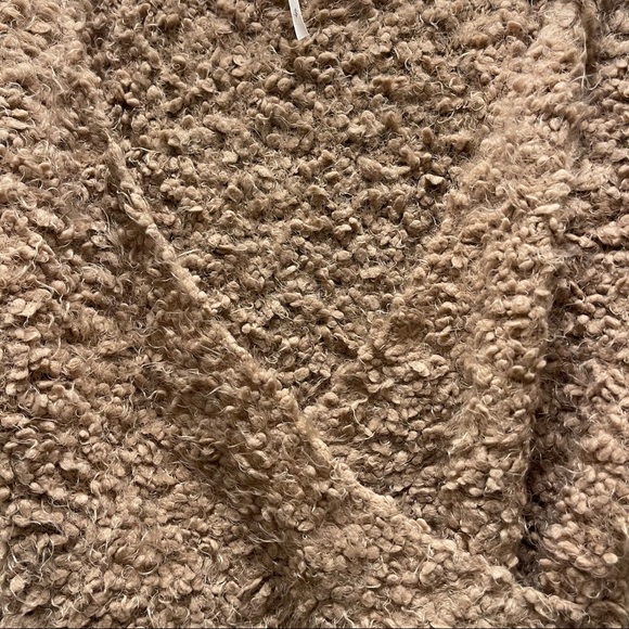 Free People Wrap Teddy Sweater - Picture 3 of 5